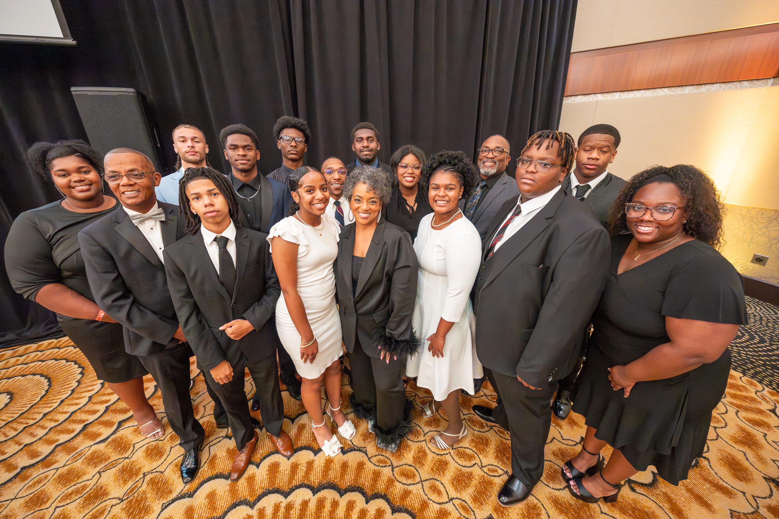 Leadership and event team group portrait